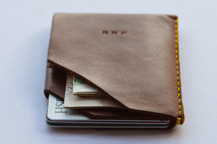 Tailor Your Own Wingback Leather Slim Wallet - Best Slim Wallet